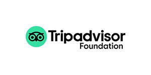 A logo of the tripadvisor foundation.