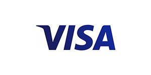 A blue visa logo is shown.